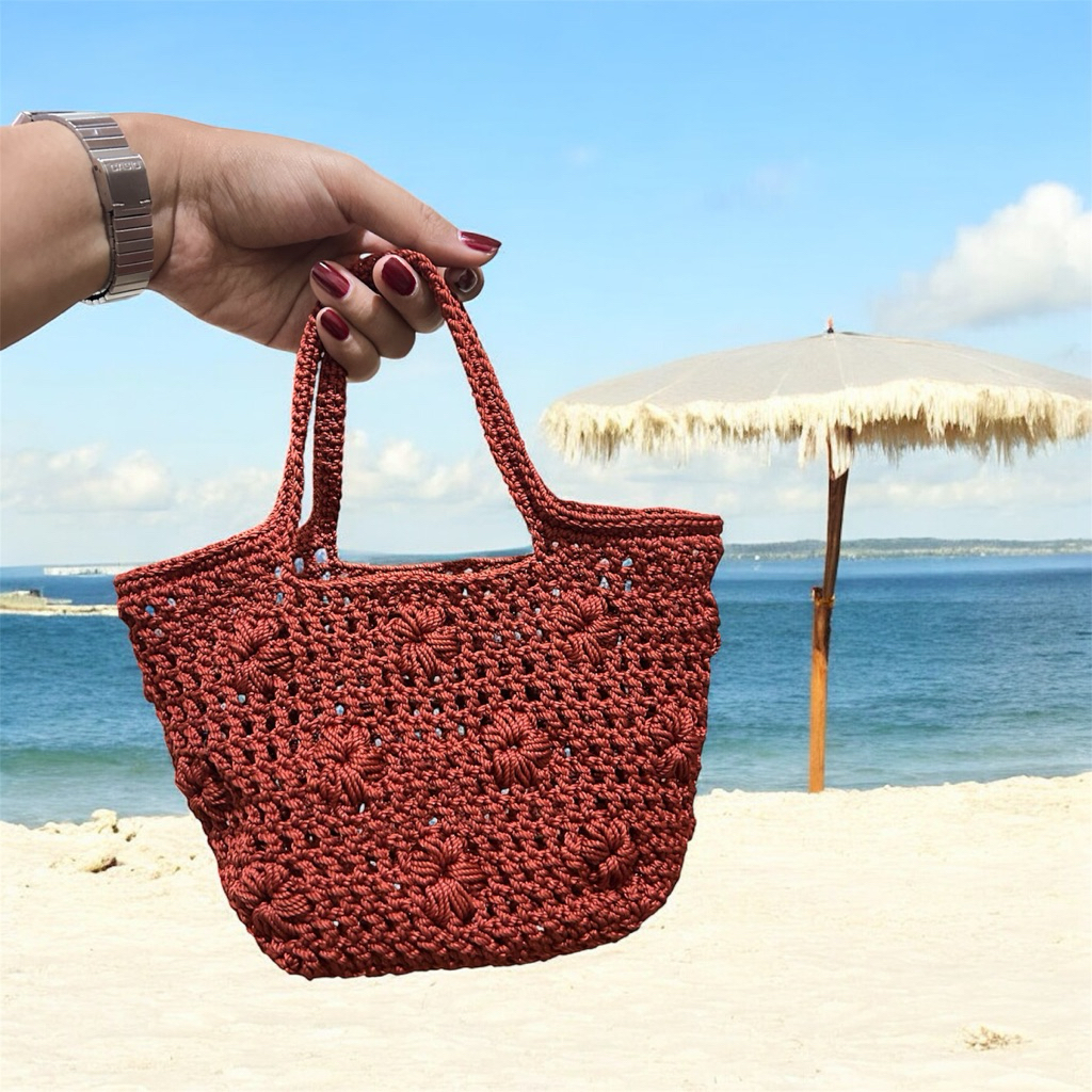 Tas rajut | Hand Bag rajut | Net Bag Rajut