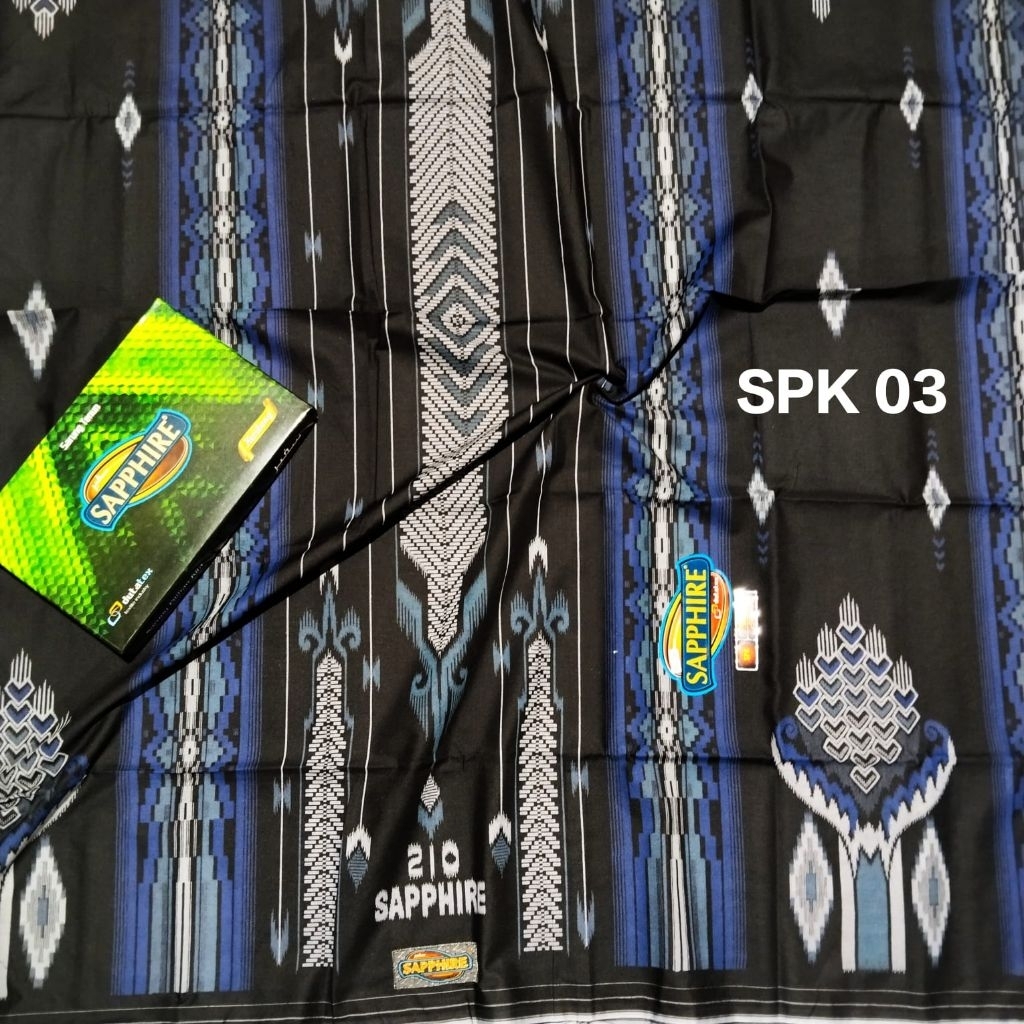 Sarung SAPPHIRE Motif Kembang SPK