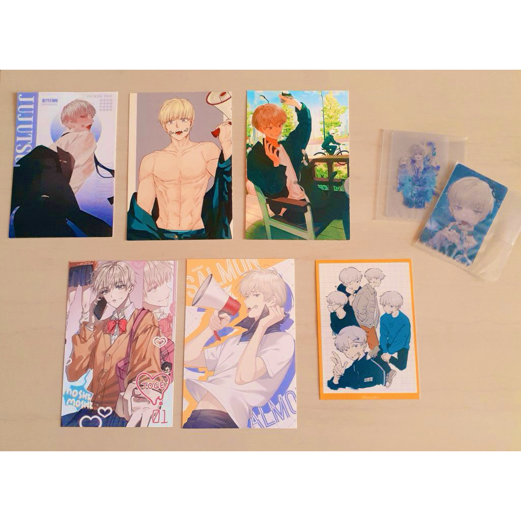 Postcard / kertas ganteng jujutsu kaisen jjk Gojo, Inumaki, Yuji, & Geto