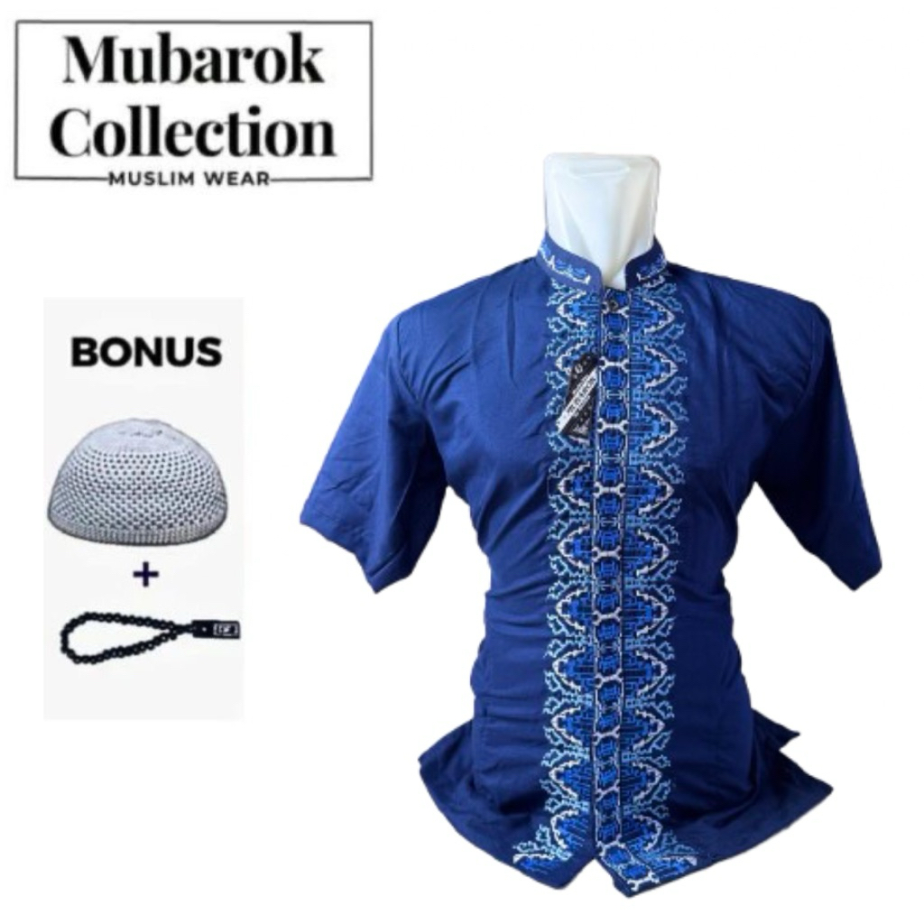 mubarok collection baju.koko./bajuu koko berkualitas/baju koko warna/baju koko murah/baju koko bordi