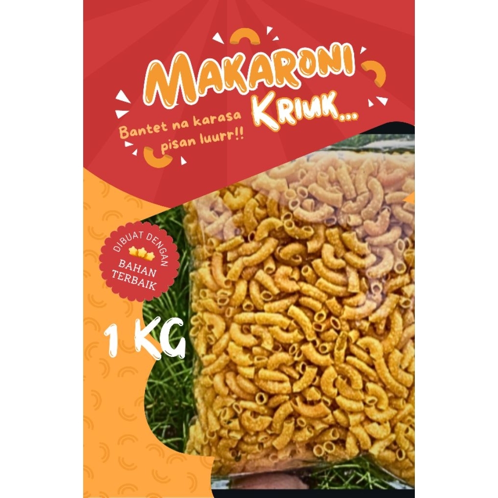 

1KG MAKARONI Pedas Daun Jeruk Original Mix Murah 20rb Sultan Cianjur Pabrikan Terlaris Ngabret COD