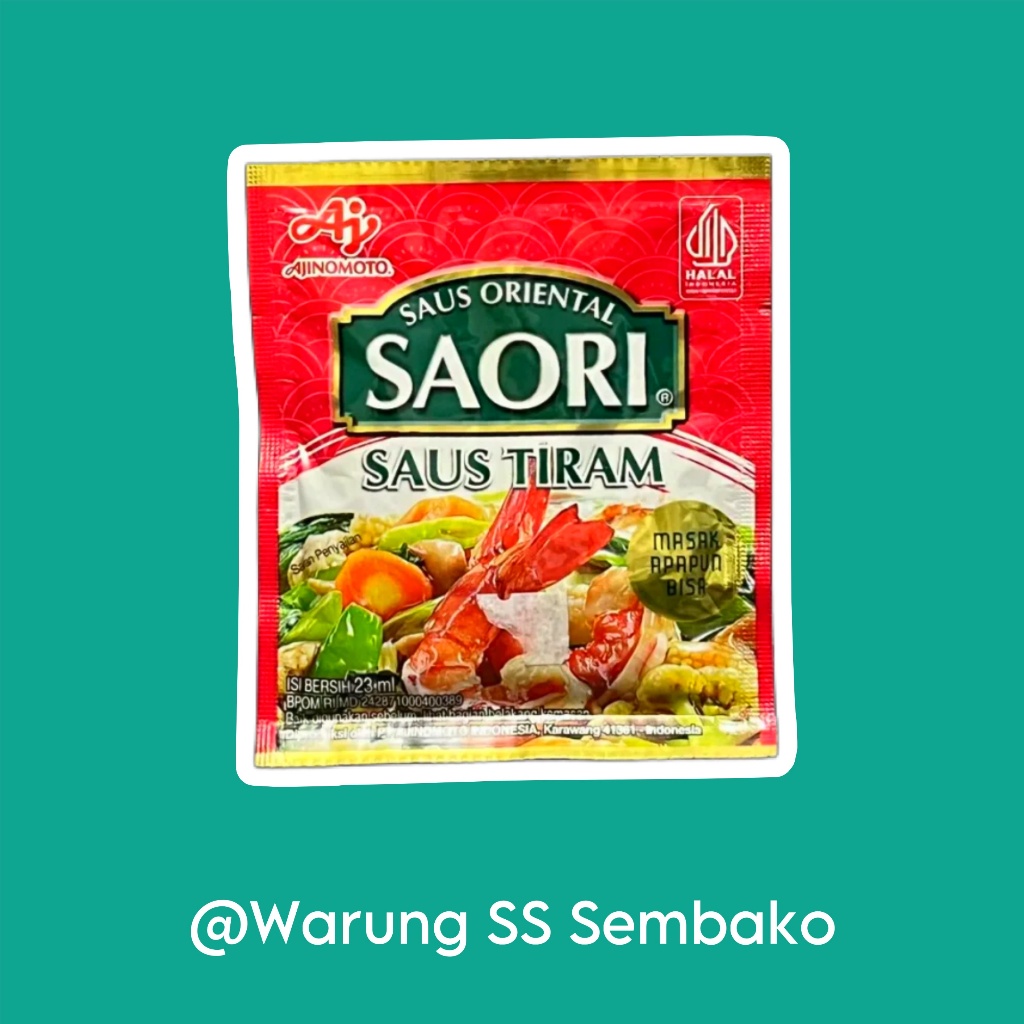 

Saori Ajinomoto Saus Tiram 1 sachet