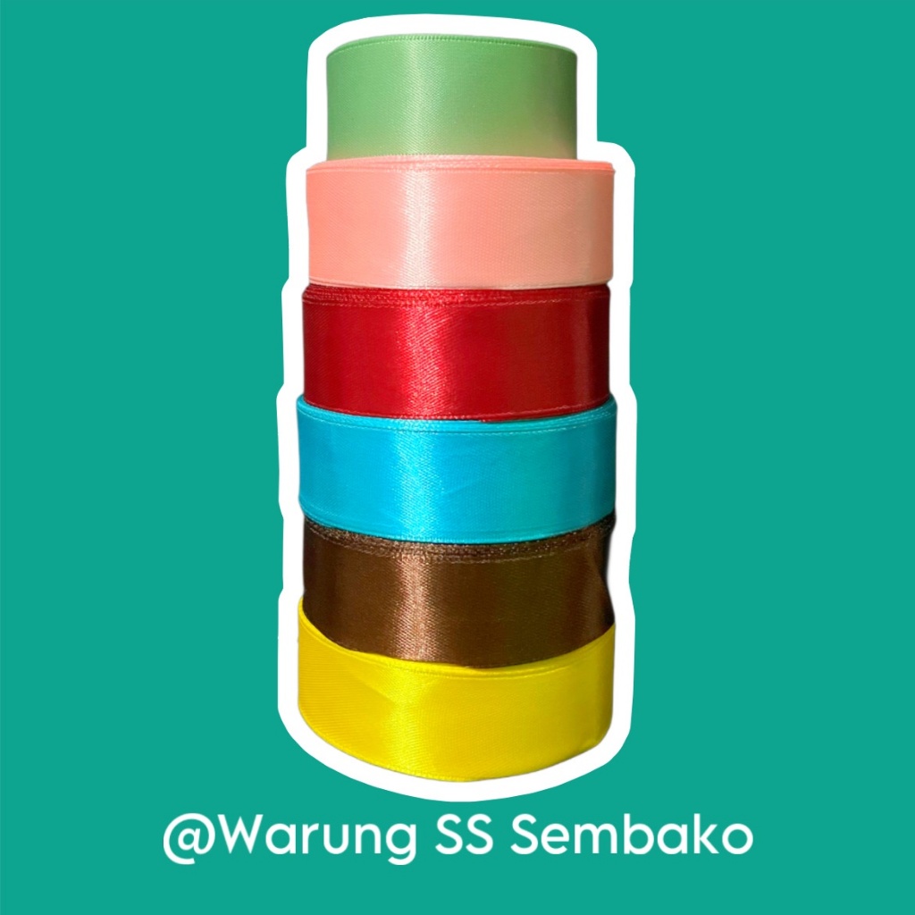 

Pita Warna-warni 2,5 cm per 1 meter