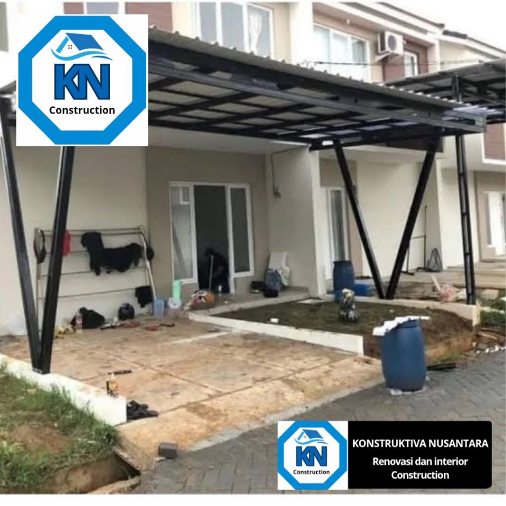 Kanopi Baja Ringan Atap Alderon Twinwall