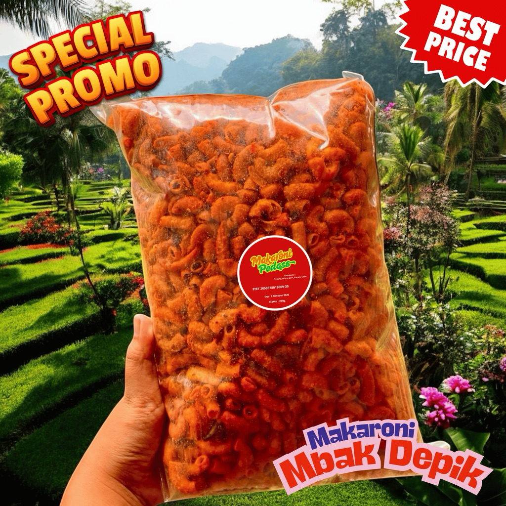 

Makaroni Pedas Mercon 250g | Makaroni Pedas Extra Mantap