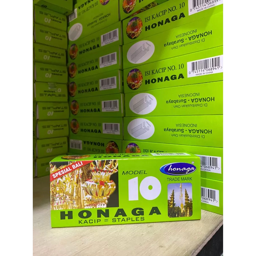 

(1) 1000pcs Honaga isi Staples Kecil / Isi Stapler Bbc No 10 BALI