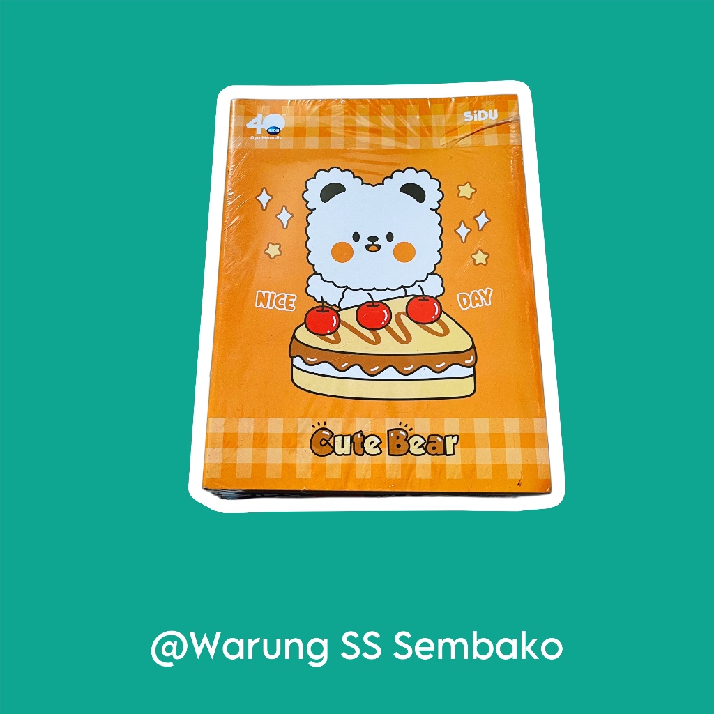 

Sidu Buku Tulis 58 lembar 1 pcs