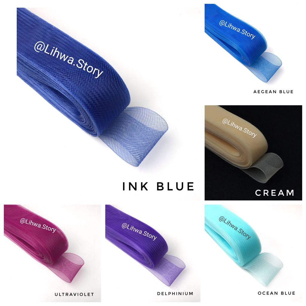 

2CM & 2,5CM - 1YARD | PITA JALA YURE / PITA HARNET HH KAKU / HORSEHAIR KERAS