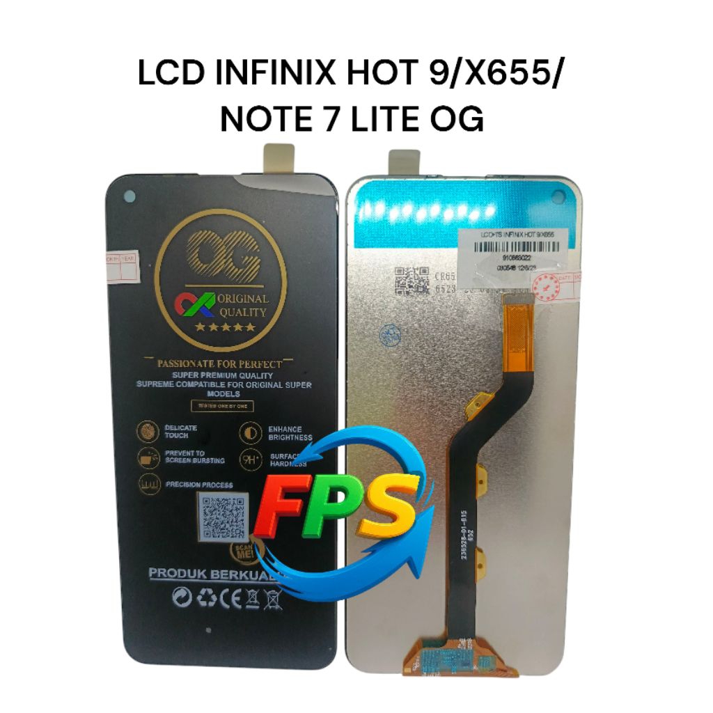 LCD INFINIX HOT 9/X655/NOTE 7 LITE ORIGINAL OG SUPER