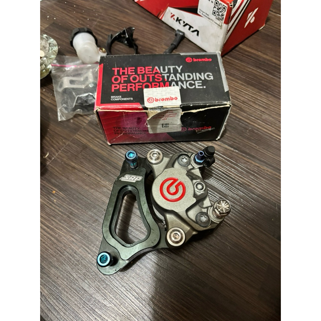 Brembo P2 Grey Red Logo Second
