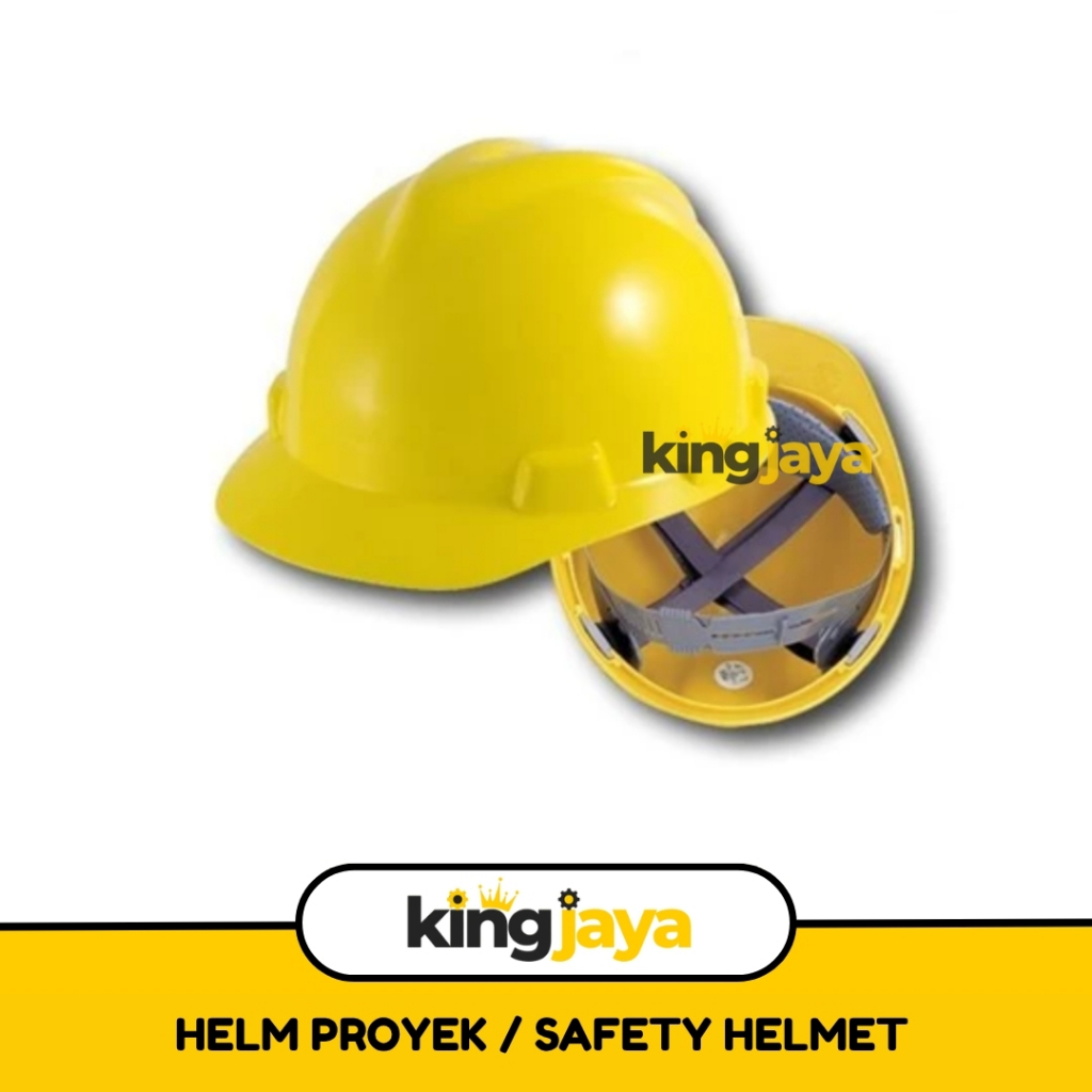 Helm Proyek / Topi Kuning Plastik / Helm Plastik / Helm Safety Proyek / Safety Helmet / Topi Proyek