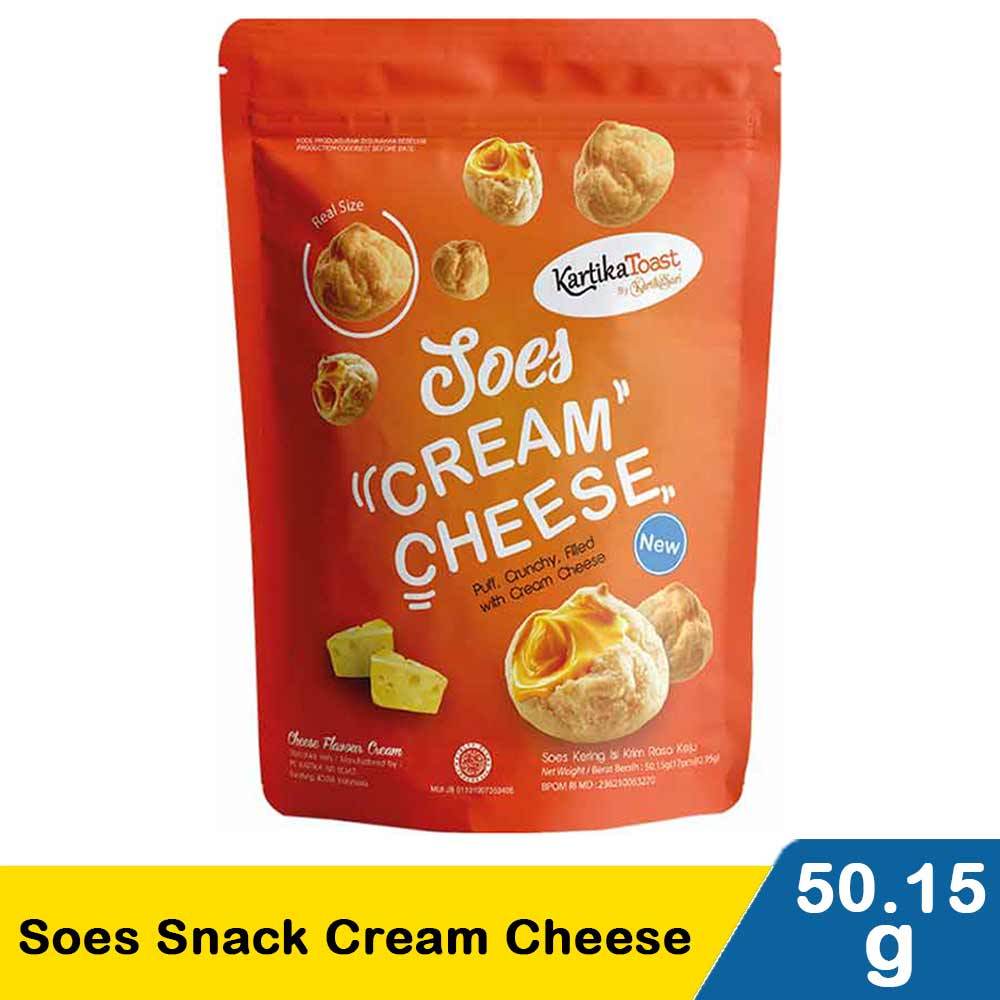 

kartika toast soes snack cream cheese 50.15g