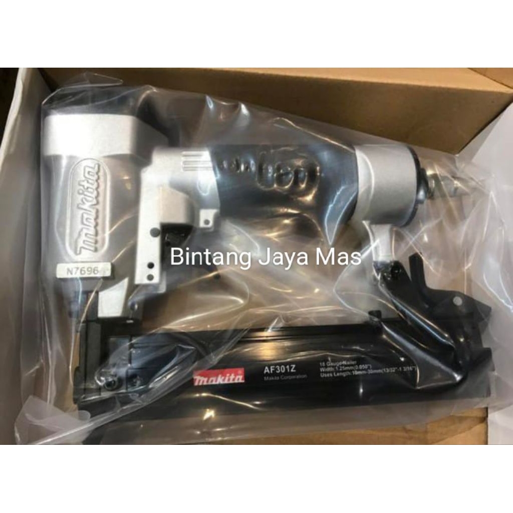Mesin paku tembak/Air nailer makita AF301Z (Paku Lurus)