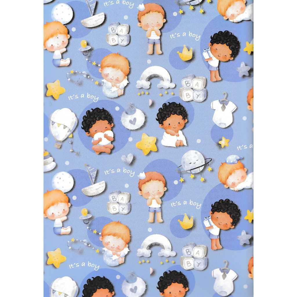 

KERTAS KADO SANSAN WAWA / SANWA JUMBO BABY BIRU SW625