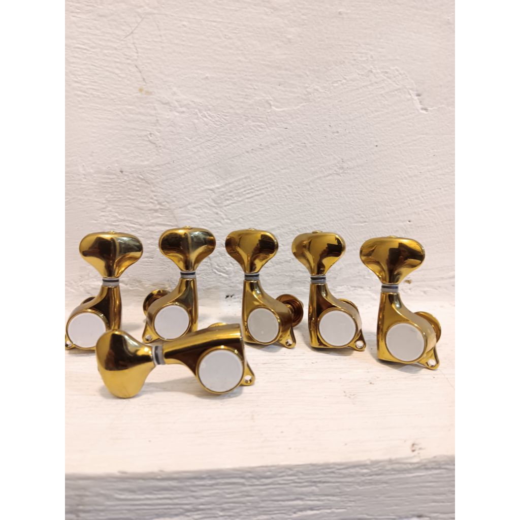 Dryer Tuner Machinehead Gitar Akustik Dan Elektrik Gotoh Style Set Gold
