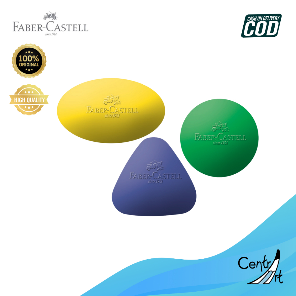

Faber Castell Shape Eraser Penghapus bentuk lingkaran dan segitiga