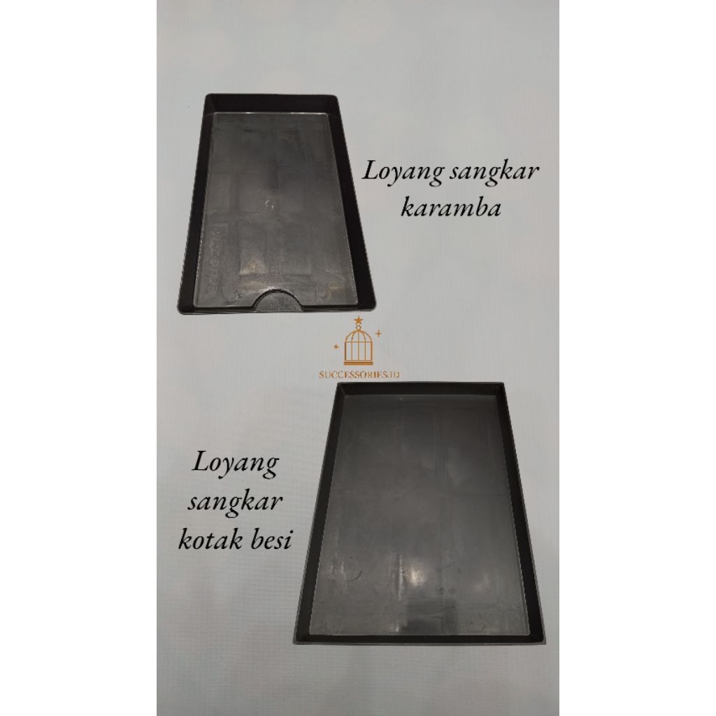 LOYANG SANGKAR BURUNG BESI KOTAK DAN LOYANG KARAMBA