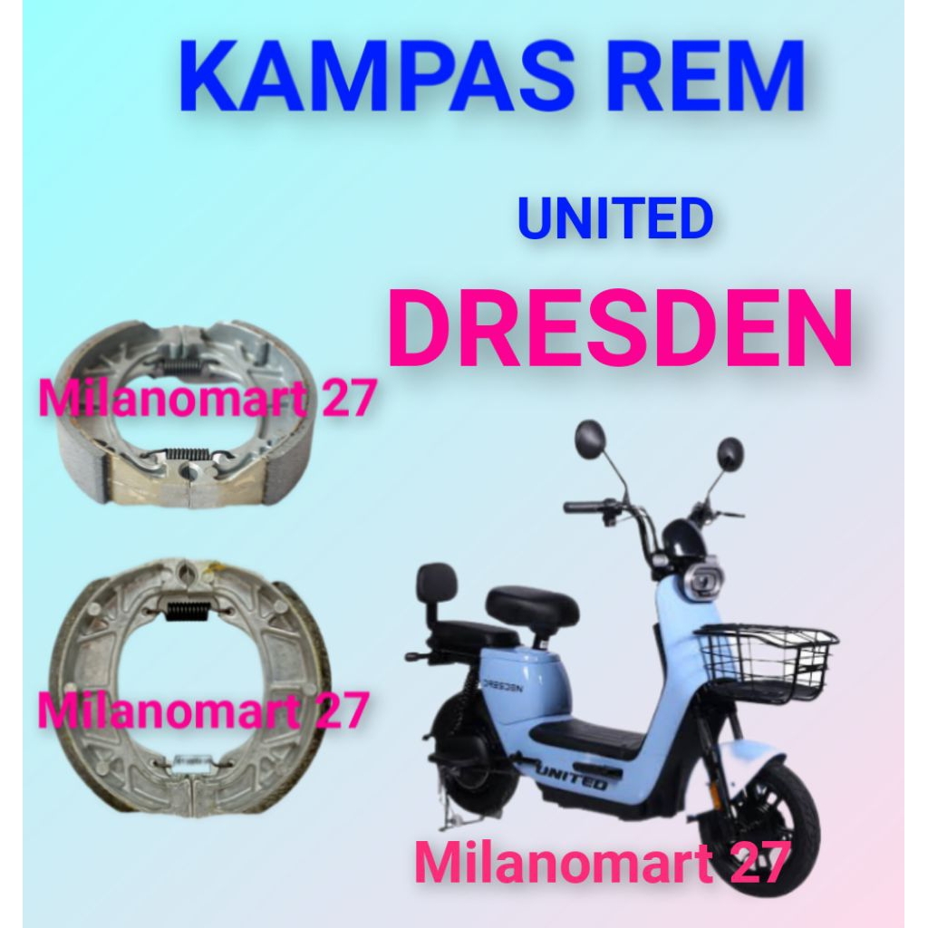 kampas rem united Dresden kampas rem sepeda listrik united Dresden