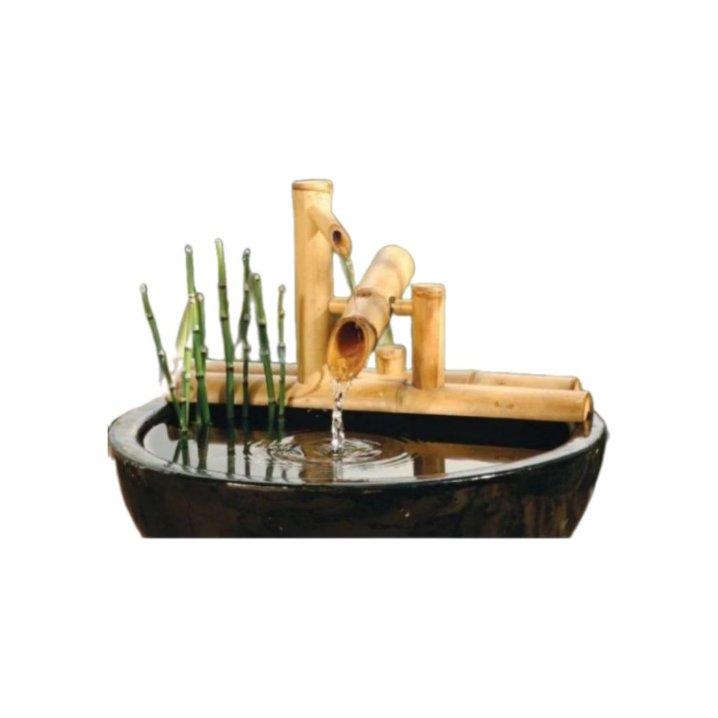 Pancuran air kolam bambu,pancuran jungkat jungkit,dekorasi kolam terlaris