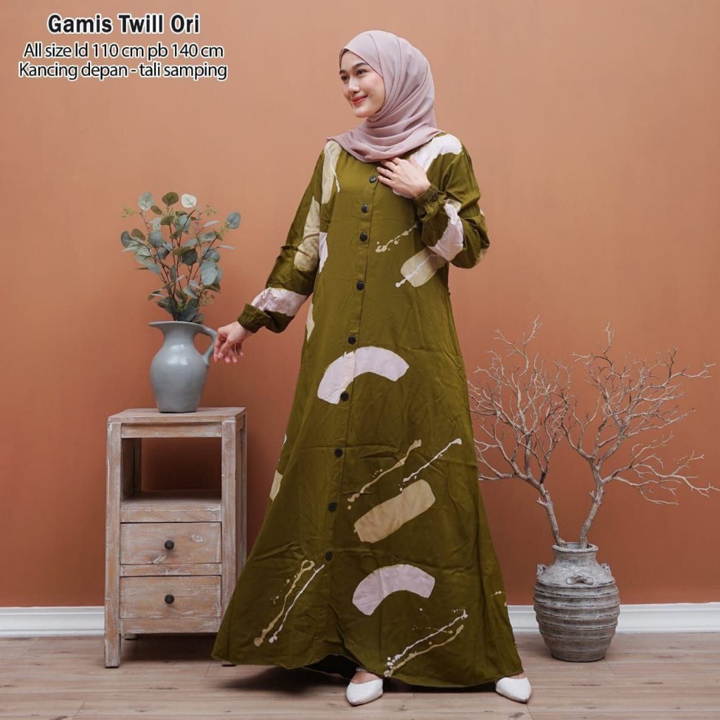BAYU GAMIS TWILL ORI - TWILL OBBE D | GAMIS TWILL ORI LD 110 | GAMIS TWILL ORI PEKALONGAN | GAMIS TW