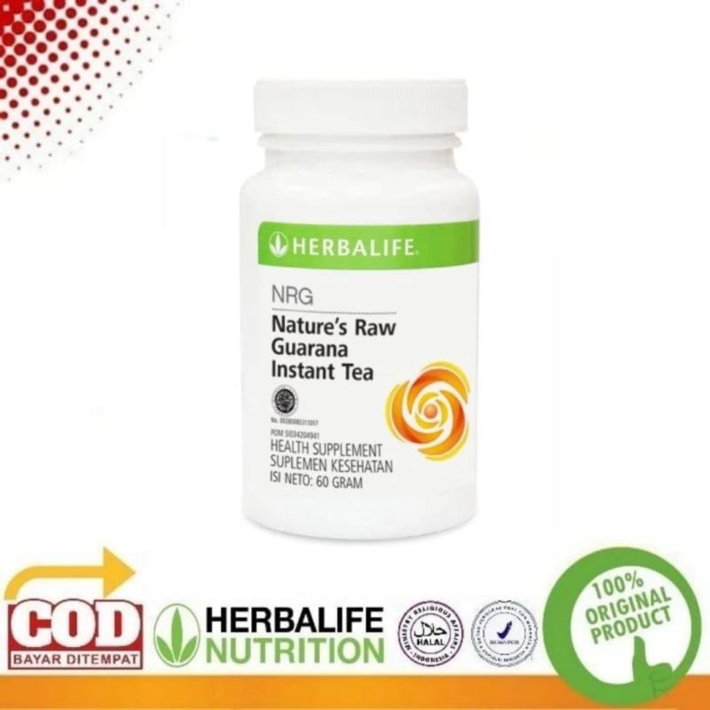 

LEPAS LABEL KEMASAN - NRG (n.r.g/natures raw guarana tea)