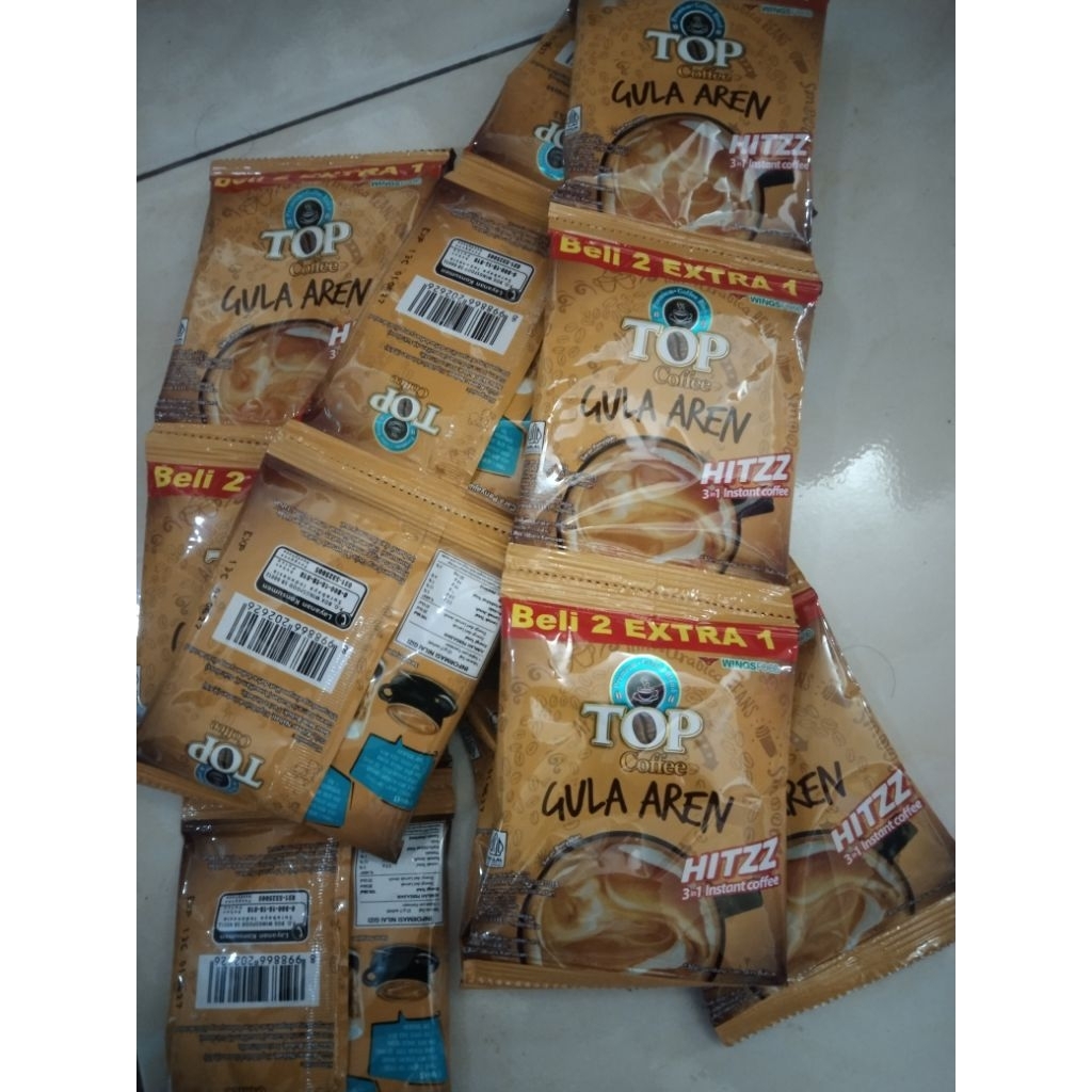 

Top coffee gula aren 1 renteng x 15 pcs