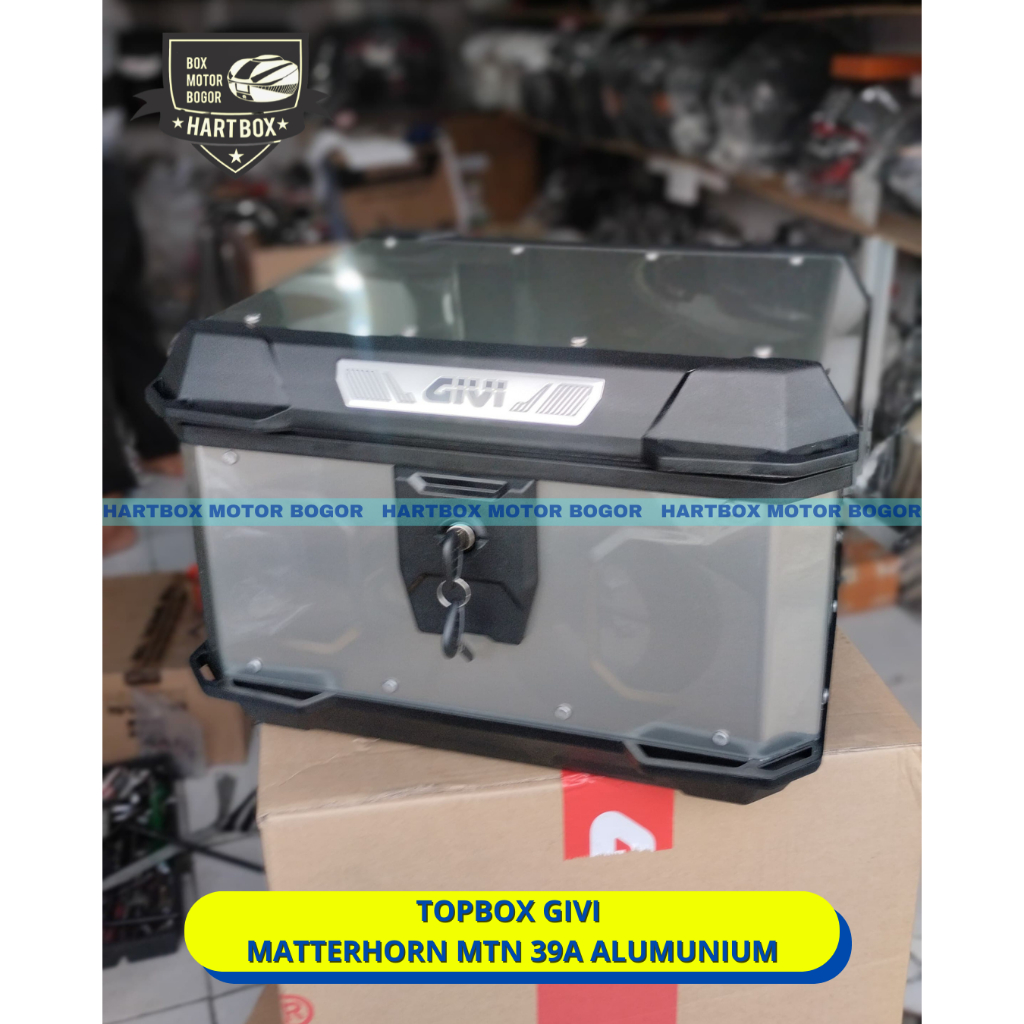 TOPBOX GIVI MATTERHORN MTN 39A ALUMUNIUM | top case MATTERHORN MTN 39A Allumunium