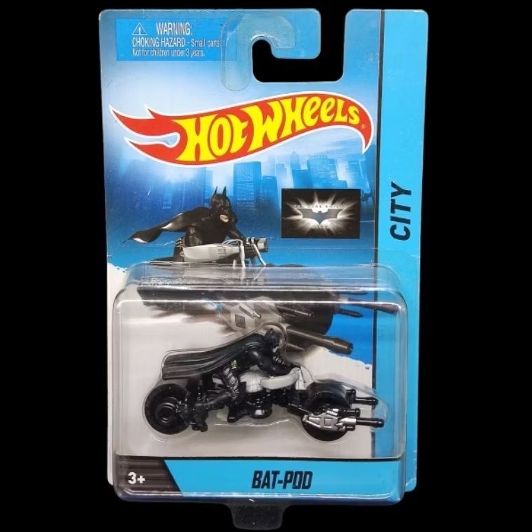 HOTWHEELS BATMAN BATPOD FIGURE