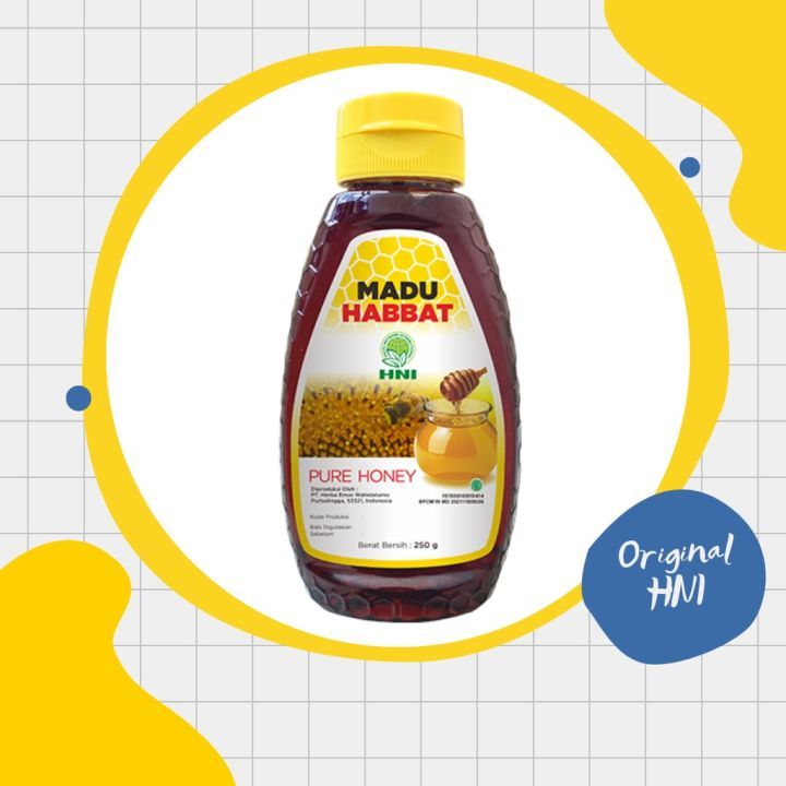 

HNI Madu Habbat Habbatussauda Original Asli 250 Gram