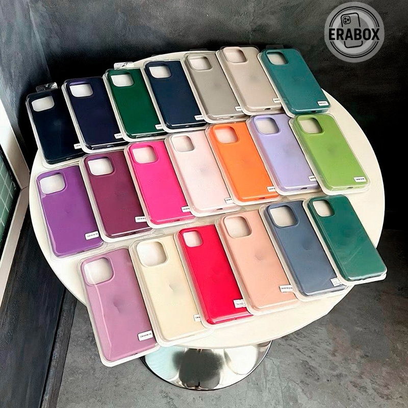 IPHONE 16E | Full Cover Silicone Case Anti Noda 1:1 Premium Bludru Compatible For Iphone 16 16pro 16