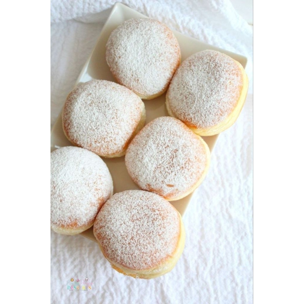 

12/6 pcs DONAT SUSU LEMBUT EMPUK