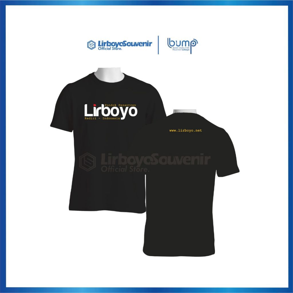 Kaos Lirboyo Dewasa Original Pendek Syar’i Keren Berkelas Pria Wanita
