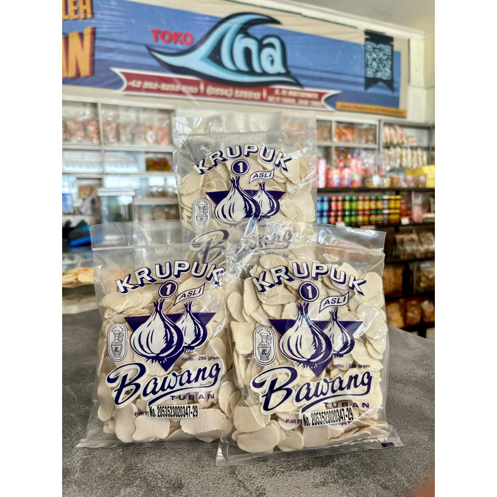 

KERUPUK BAWANG 250gr || Guci Toak Kerupuk Khas Tuban
