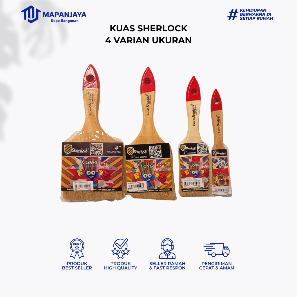 

KUAS SHERELOCK MURAH/KUAS MURAH/KUAS CAT