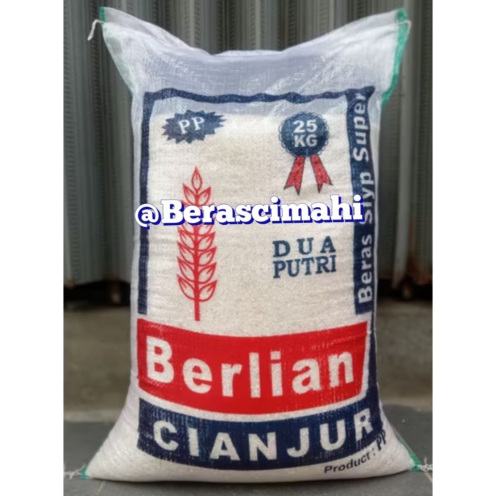 

BERAS CIANJUR CAP BERLIAN MEKAR PULEN ENAK MURAH!!
