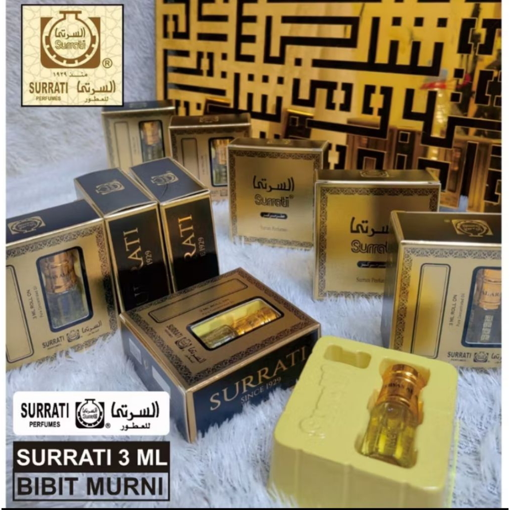 Parfum Bibit Surrati Kemasan 3ml/6ml Box Series | Parfum Arabian Series