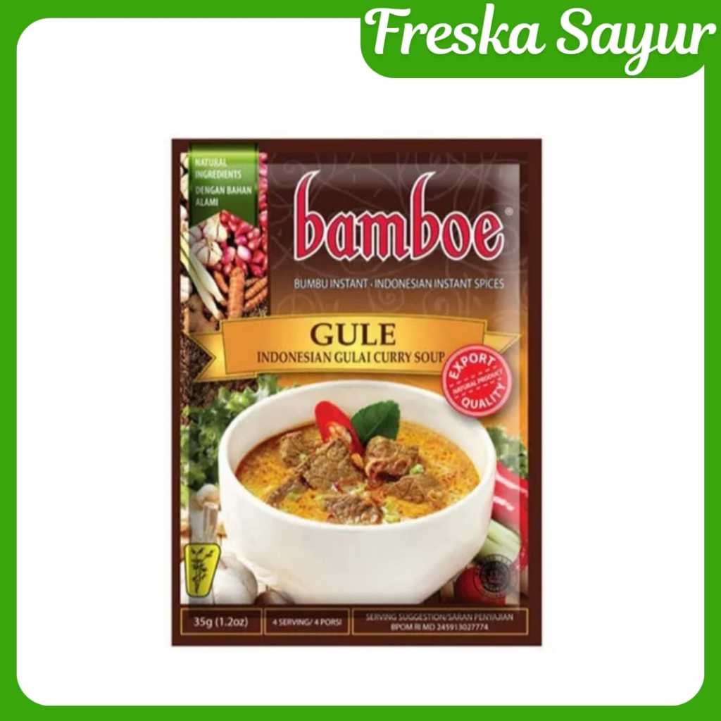 

Bamboe Bumbu Instan Gule Gulai Asli Indonesia 35g
