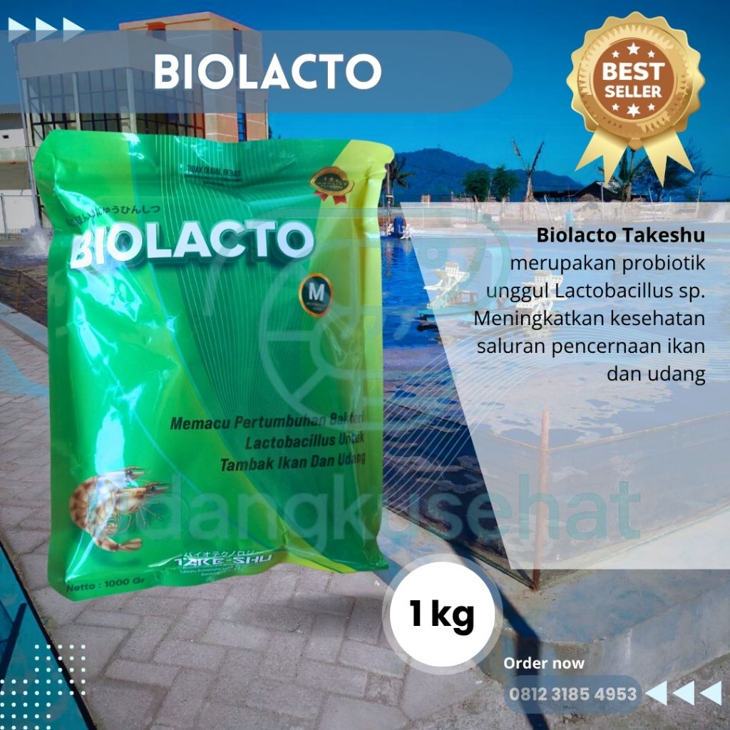 Biolacto MB-PRO TAKESHU ASIA PACIFIC  Memperbaiki Kualitas Air Bio Lacto Lactobacillus sp Tambak Uda