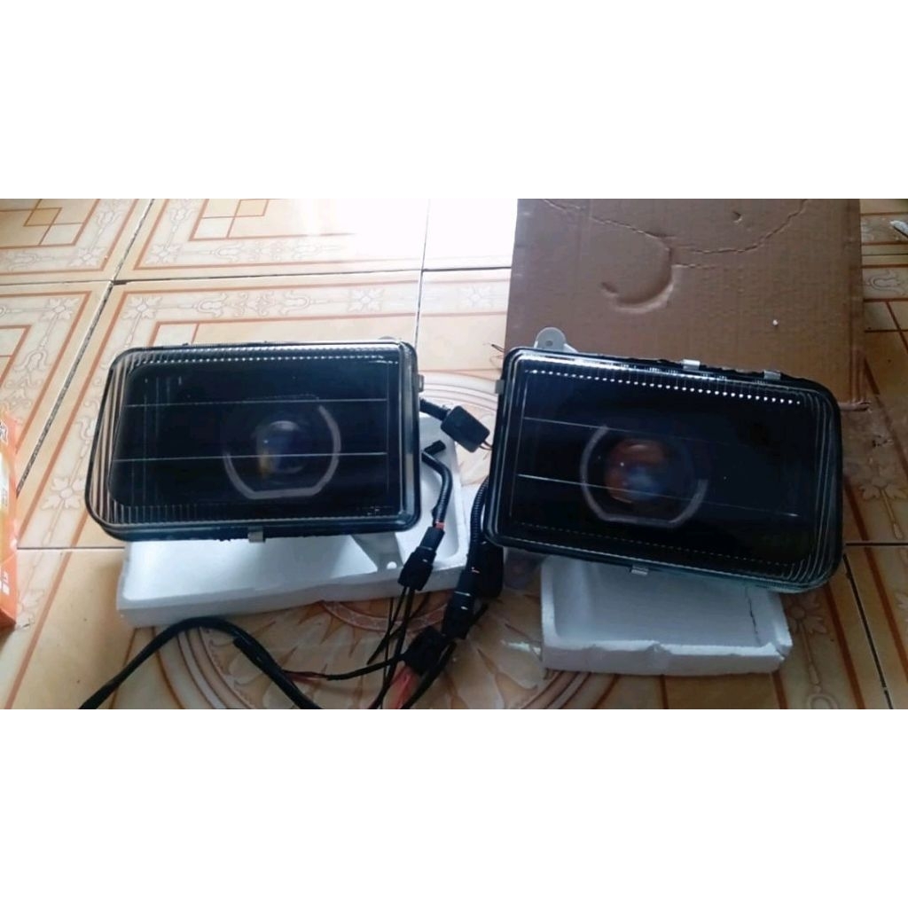 Headlamp Lampu Utama Panther Kotak Hi Grade Hi Sporty Pick Up custom biled aes