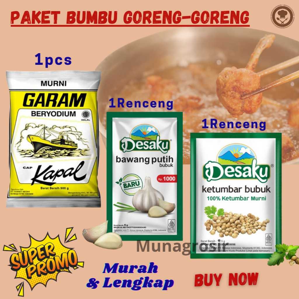 

Paket Bumbu Dapur Lengkap dan Murah, Paket goreng-goreng