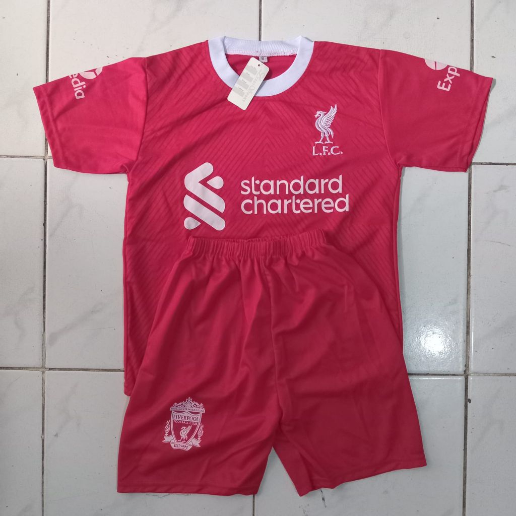 setelan baju bola anak size 18