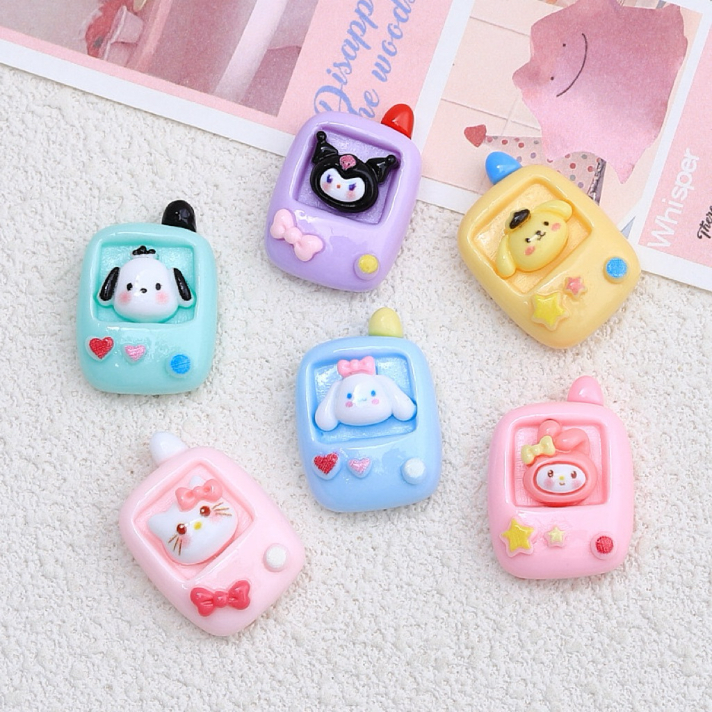 Jibbitz Pin Sandal Crocs Baim Aksesoris Karakter Sanrio Handphone