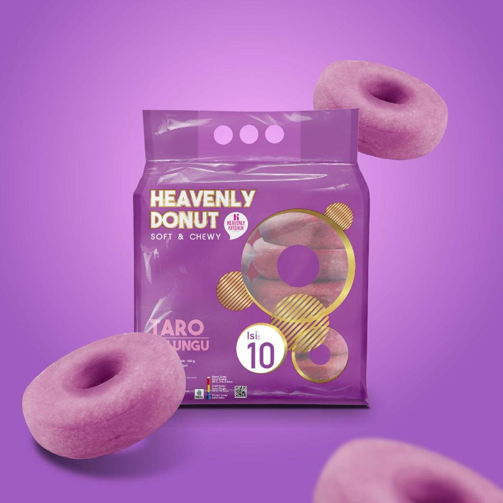 

Heavenly Kitchen Donat Ubi Ungu [1pack isi 10pcs]