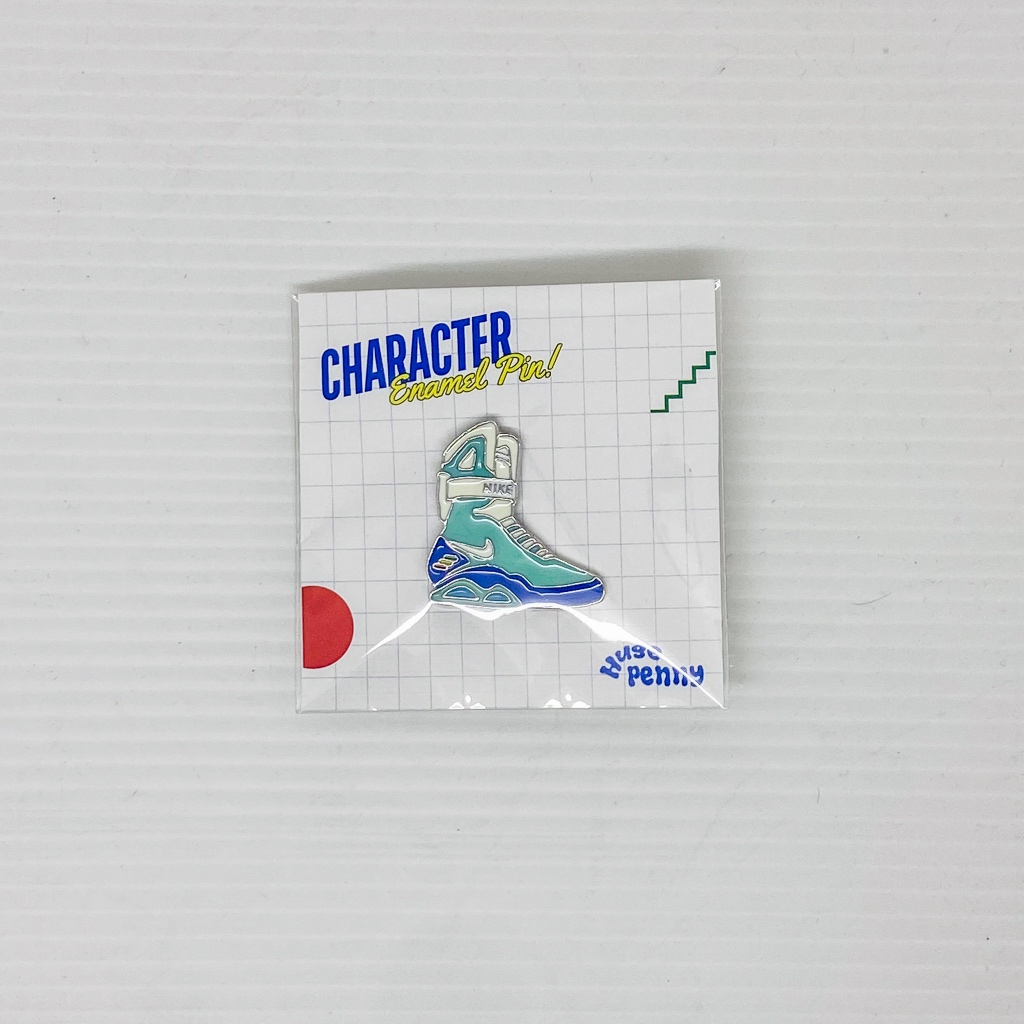 Enamel Pin "Sepatu Nike Air Mag" Bros Emblem Karakter Murah Lucu Aesthetic