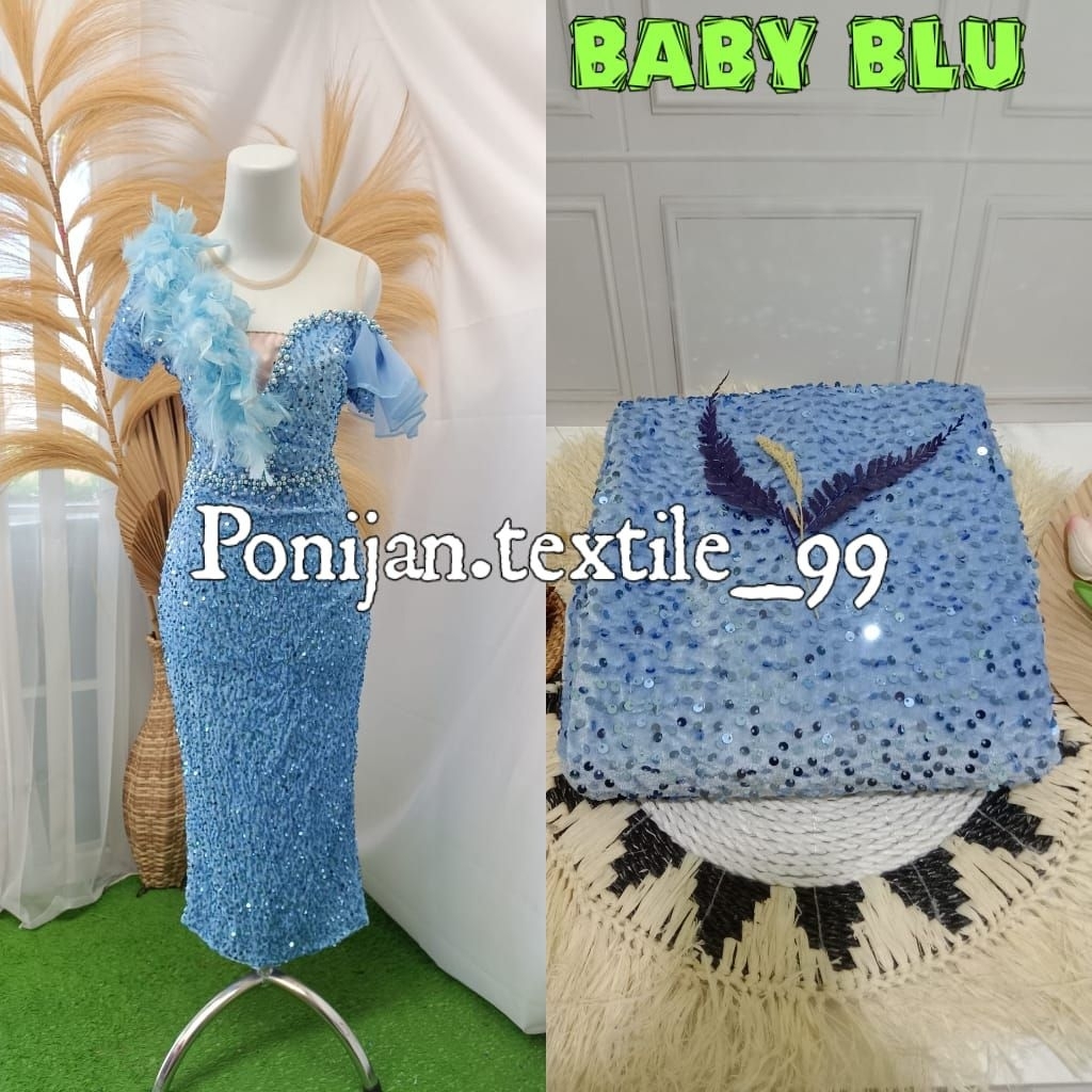 Kain Beludru Sequin/Sequin payet beludru/sequin payet premium