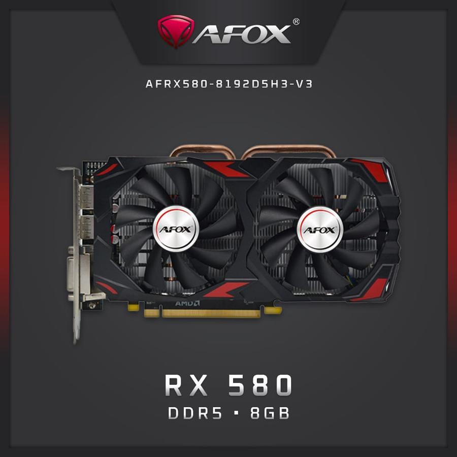 VGA Afox AMD Radeon RX580 RX 580 8GB GDDR5