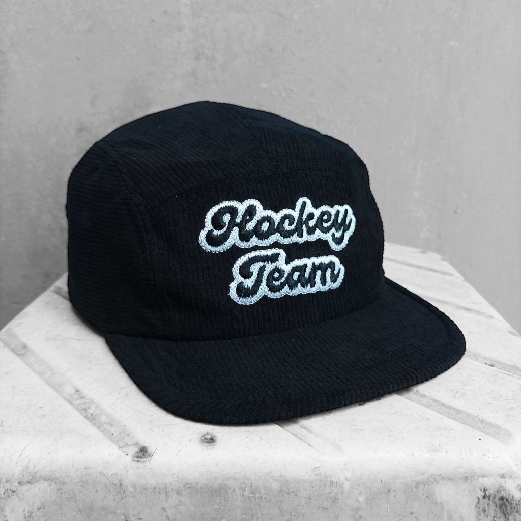 disban | TOPI FIVE PANEL CORDUROY HOCKEY BLACK