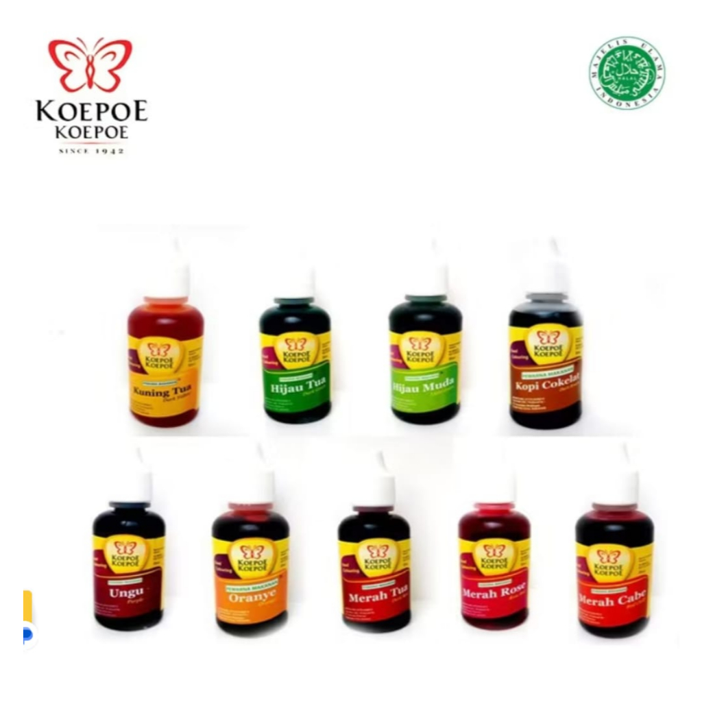

KOEPOE PEWARNA MAKANAN 30 ML / KUALITAS BAIK