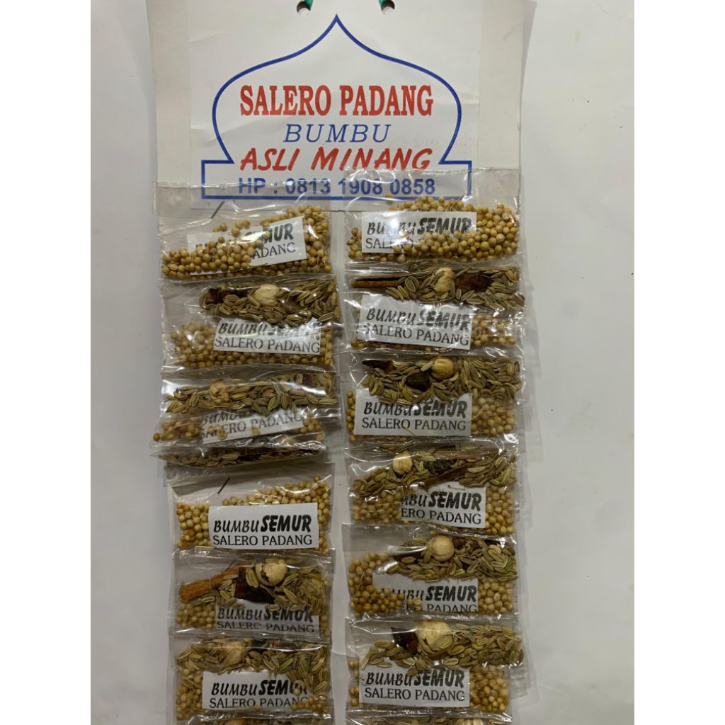 

Bumbu Masak SALERO PADANG ( Semur )