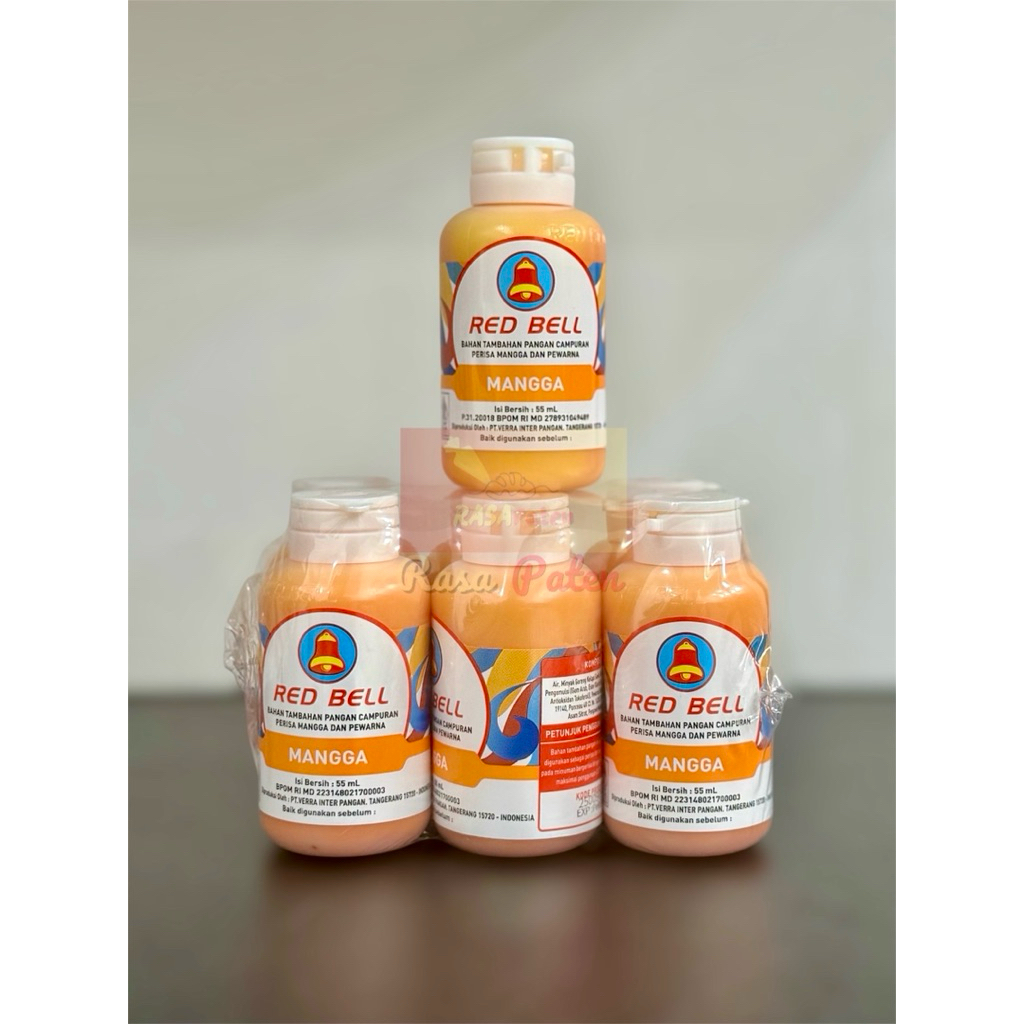 

RED BELL PASTA 55 ml MANGGA Halal BPOM RI COD Satuan / Lusinan